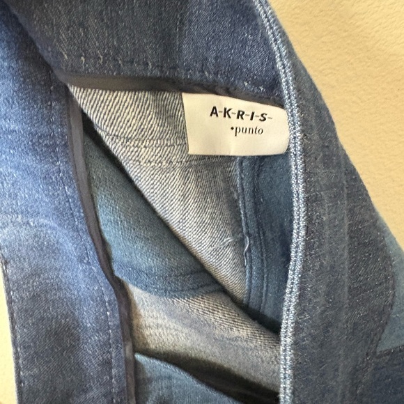 Akris Punto Blue Denim Skirt - Picture 2 of 6